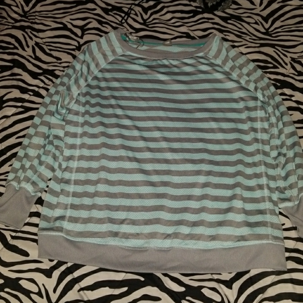 Stripped sporty sweater